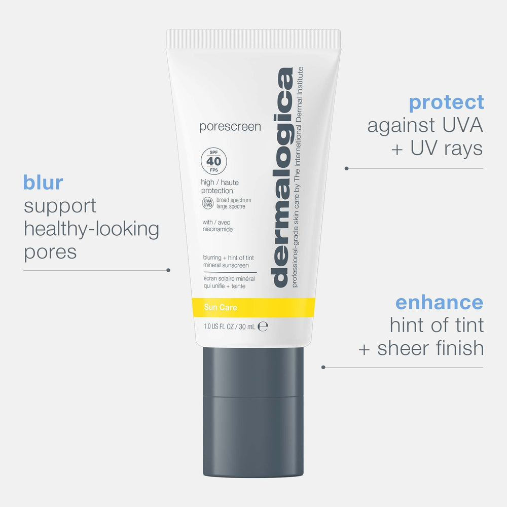 Dermalogica close-up of Porescreen texture highlighting lightweight feel