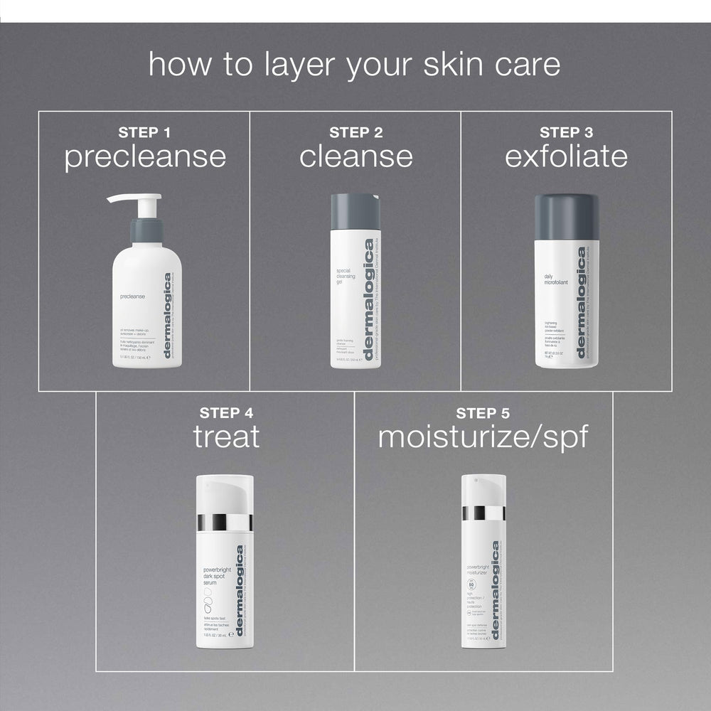 Dermalogica PowerBright being applied to cheek showing targeted spot treatment