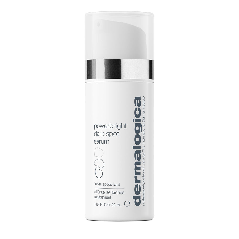Dermalogica PowerBright front packaging showing sleek bottle and label benefits