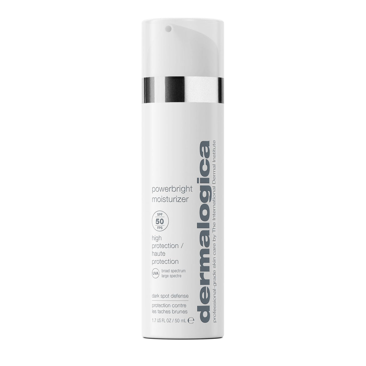 Dermalogica front packaging showing SPF 50 protection benefit