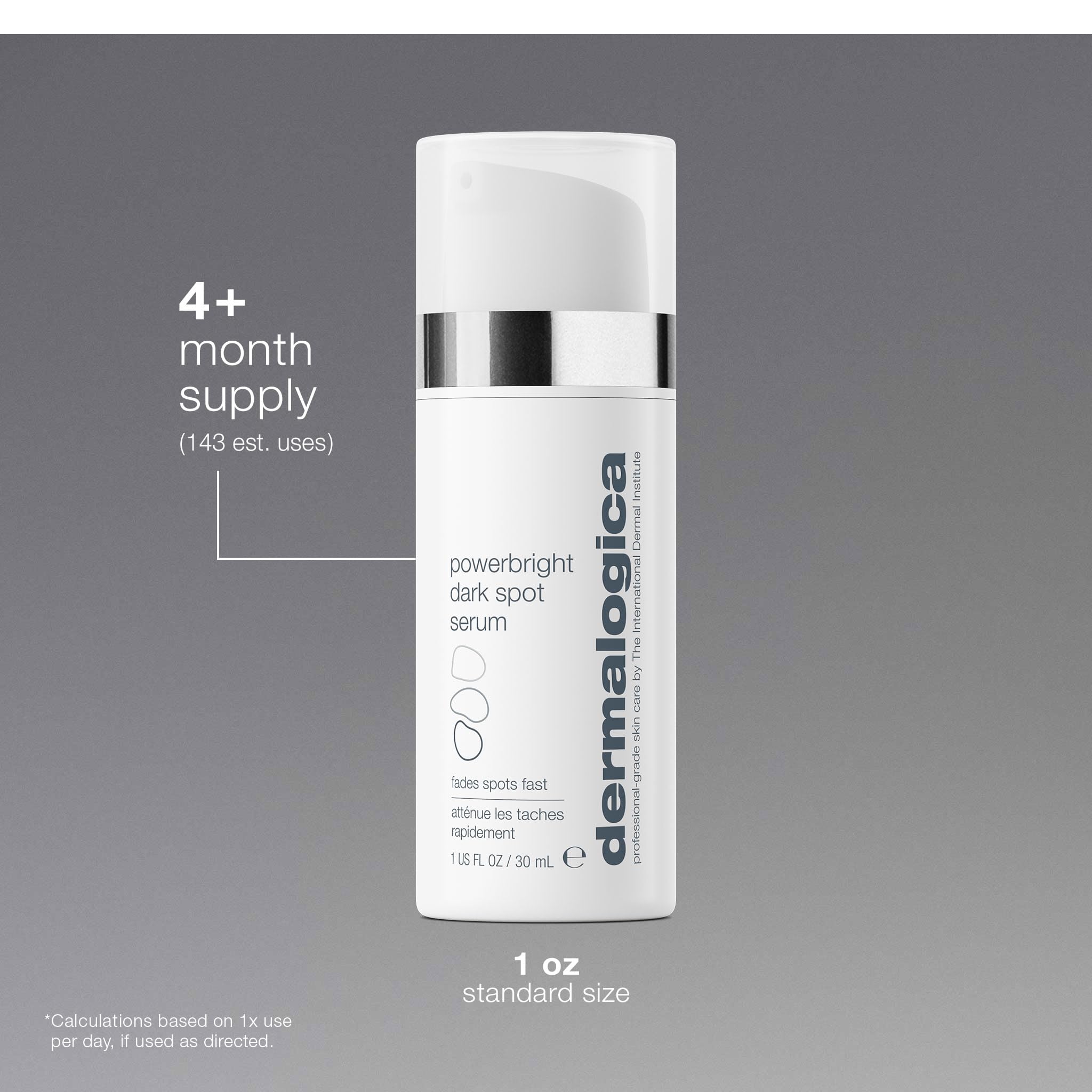 Dermalogica PowerBright staged on bathroom shelf illustrating daily routine use