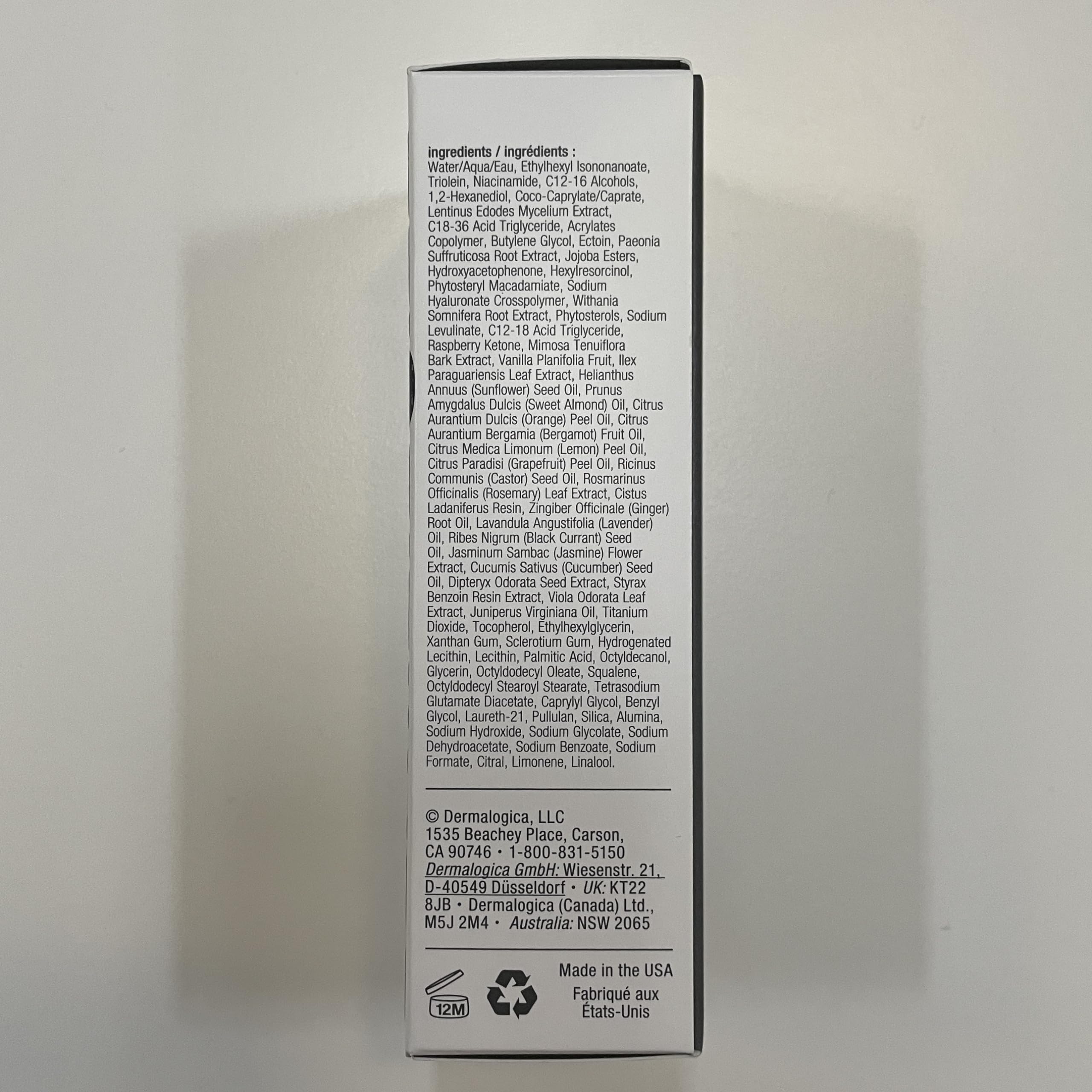 Dermalogica PowerBright lightweight serum on hand demonstrating smooth absorbency