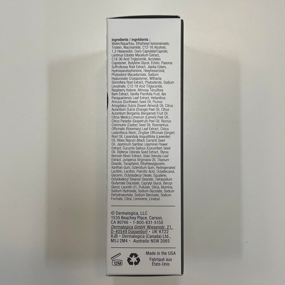 Dermalogica PowerBright lightweight serum on hand demonstrating smooth absorbency
