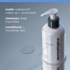 Dermalogica pump detail for easy controlled dispensing and travel convenience