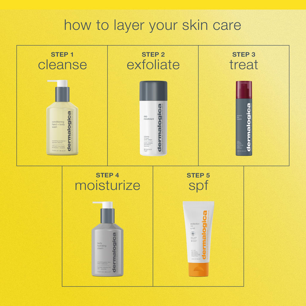 Dermalogica used by runner outdoors showing daily sport-ready sun defense