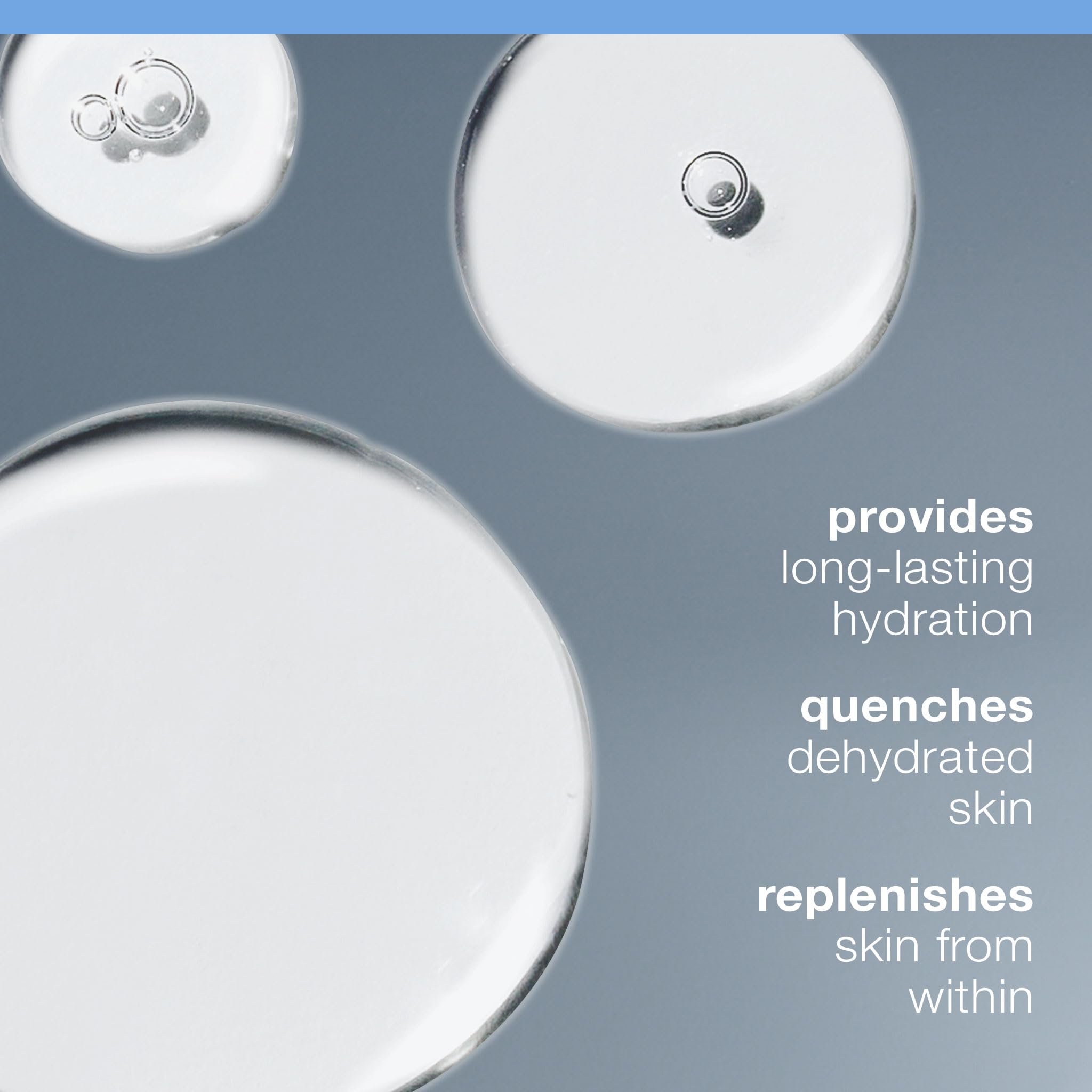 Dermalogica texture close-up highlighting watery-gel finish and quick absorption benefit