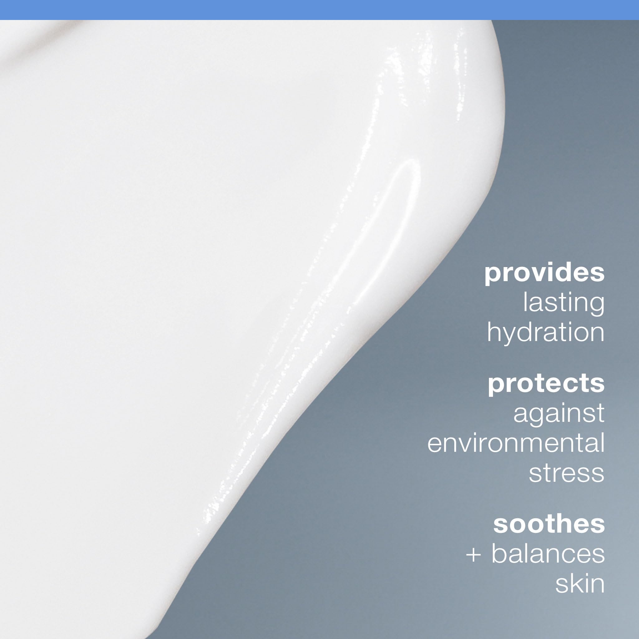 Dermalogica cream texture close-up highlighting silky finish and quick absorption