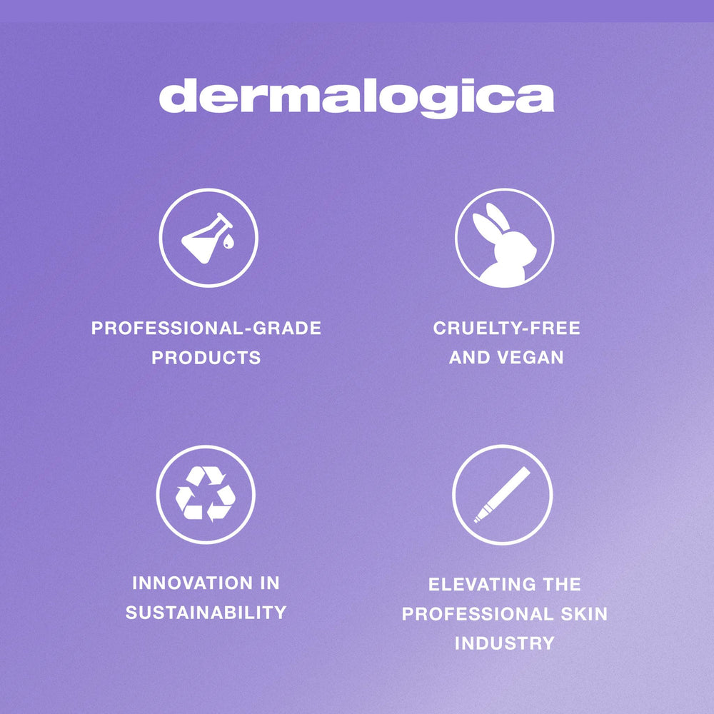 Dermalogica compact jar packed for travel showing portable skin-soothing care