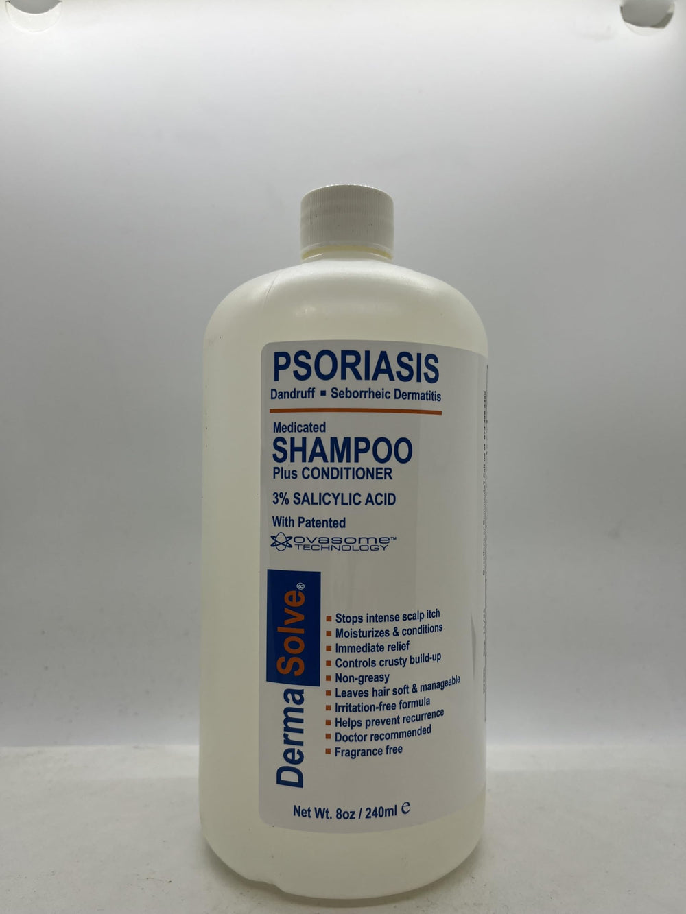 Dermasolve back label with ingredients list for clear ingredient insight