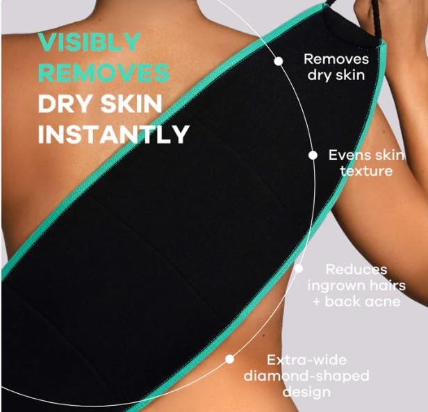 Dermasuri close-up of viscose blend texture providing effective water-activated friction