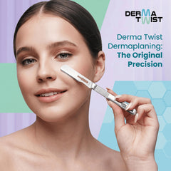 Derma Twist individually wrapped blade demonstrating single-use hygiene