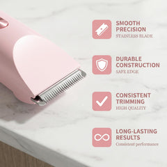 Dermave ceramic blade close-up highlighting smooth trimming and comfort