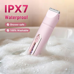 DERMAWAVE ceramic blade close-up showing gentle glide and reduced tugging