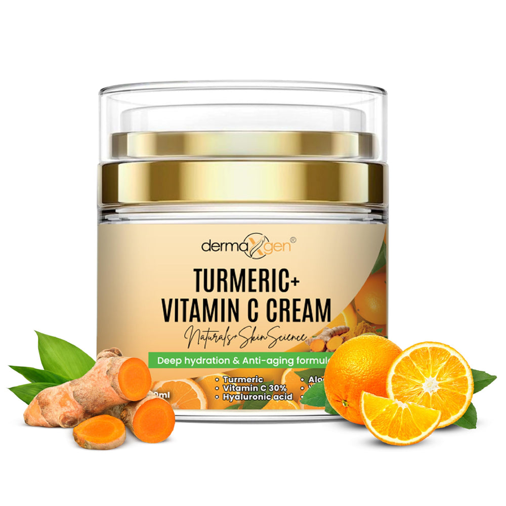 DERMAXGEN front packaging showing jar and product name, conveys trustworthy skincare