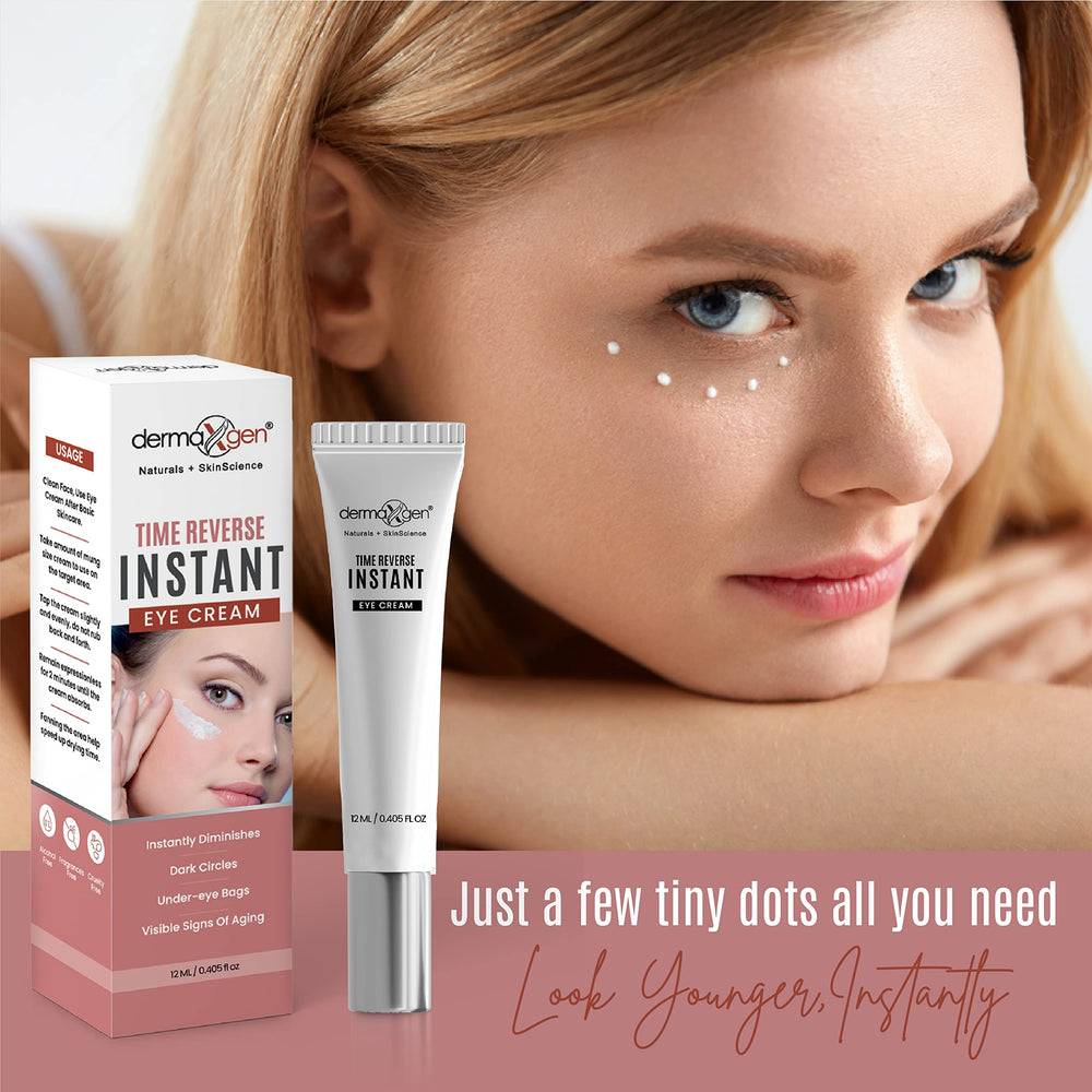 DERMAXGEN ingredients layout with peptides and botanical extracts