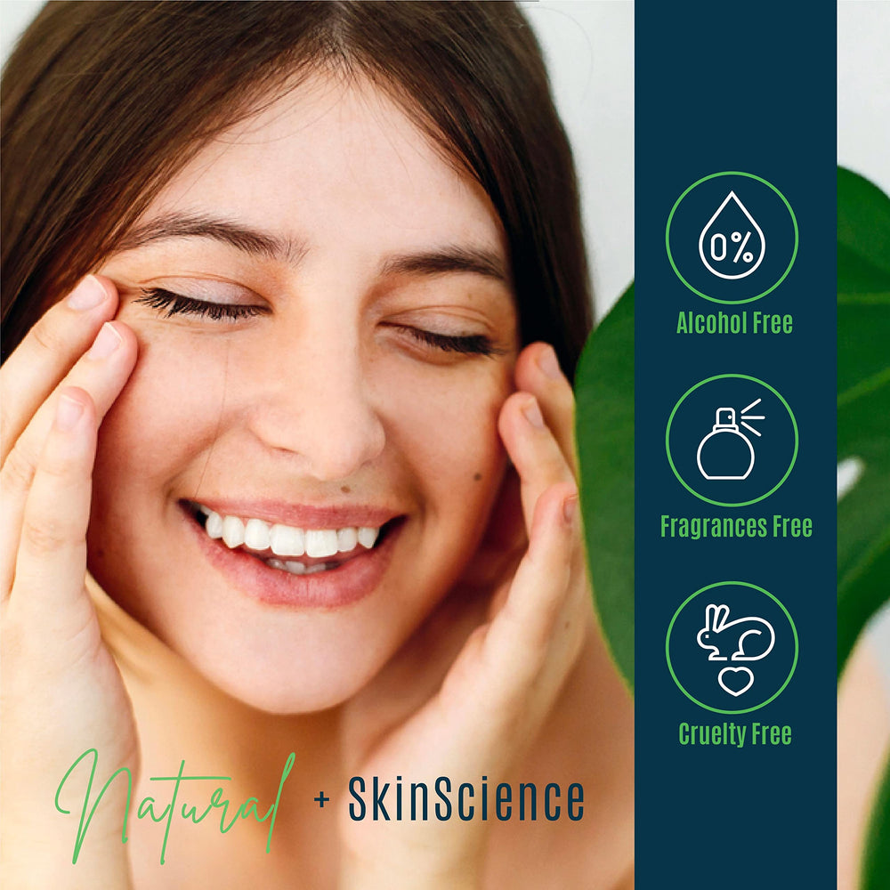 DERMAXGEN ingredients panel showing botanical extracts and clean-formula benefit