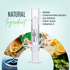 DERMAXGEN cream texture close-up highlighting lightweight absorbent formula benefit