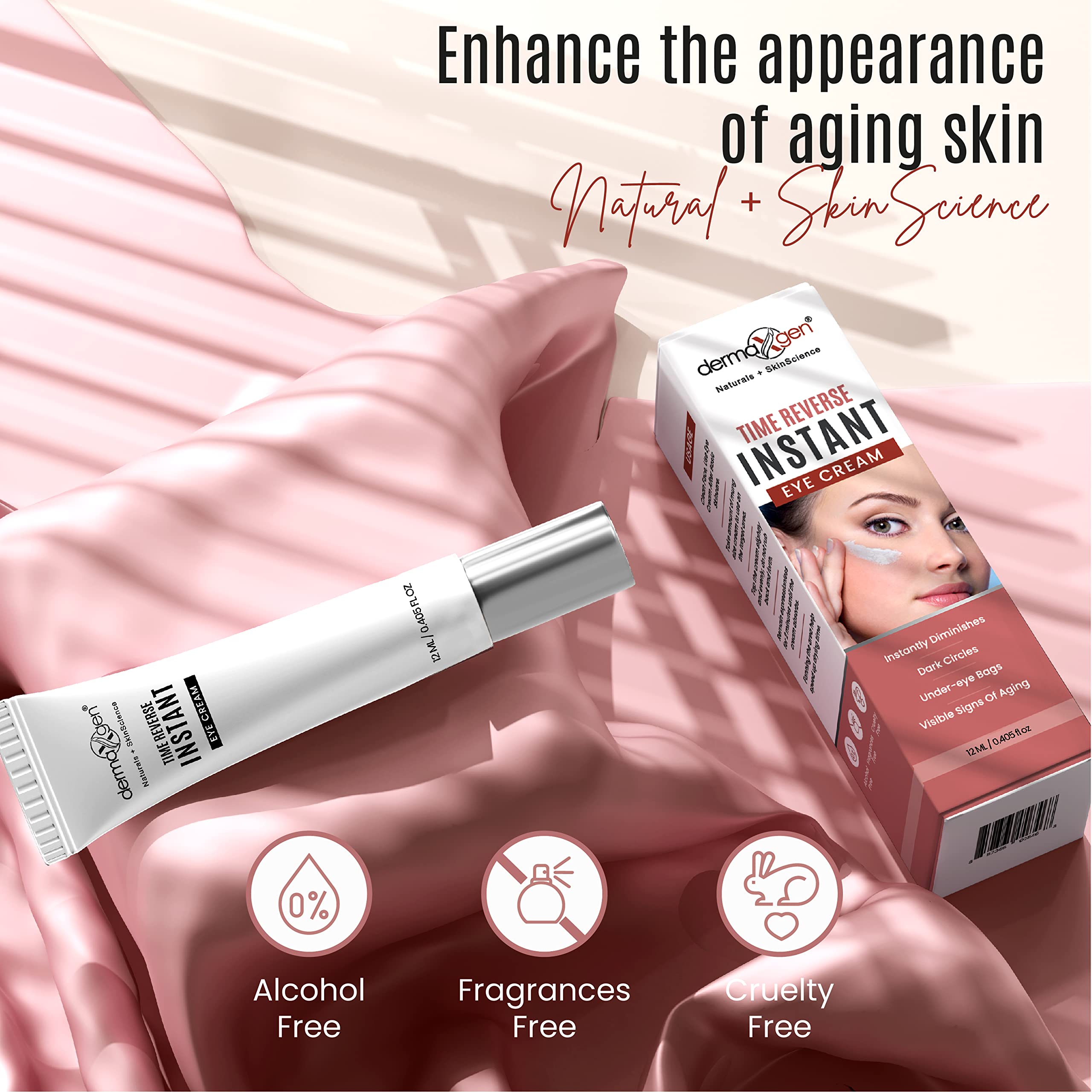 DERMAXGEN inside travel pouch for portable quick touch-ups