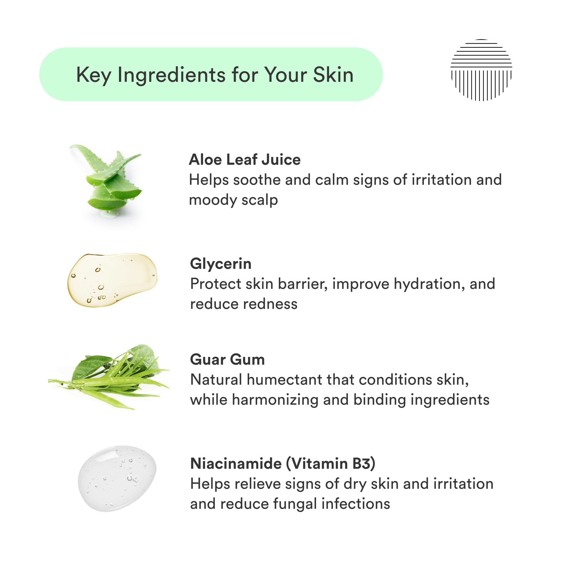 Dermazen cream being smoothed on hand to demonstrate lightweight hydration
