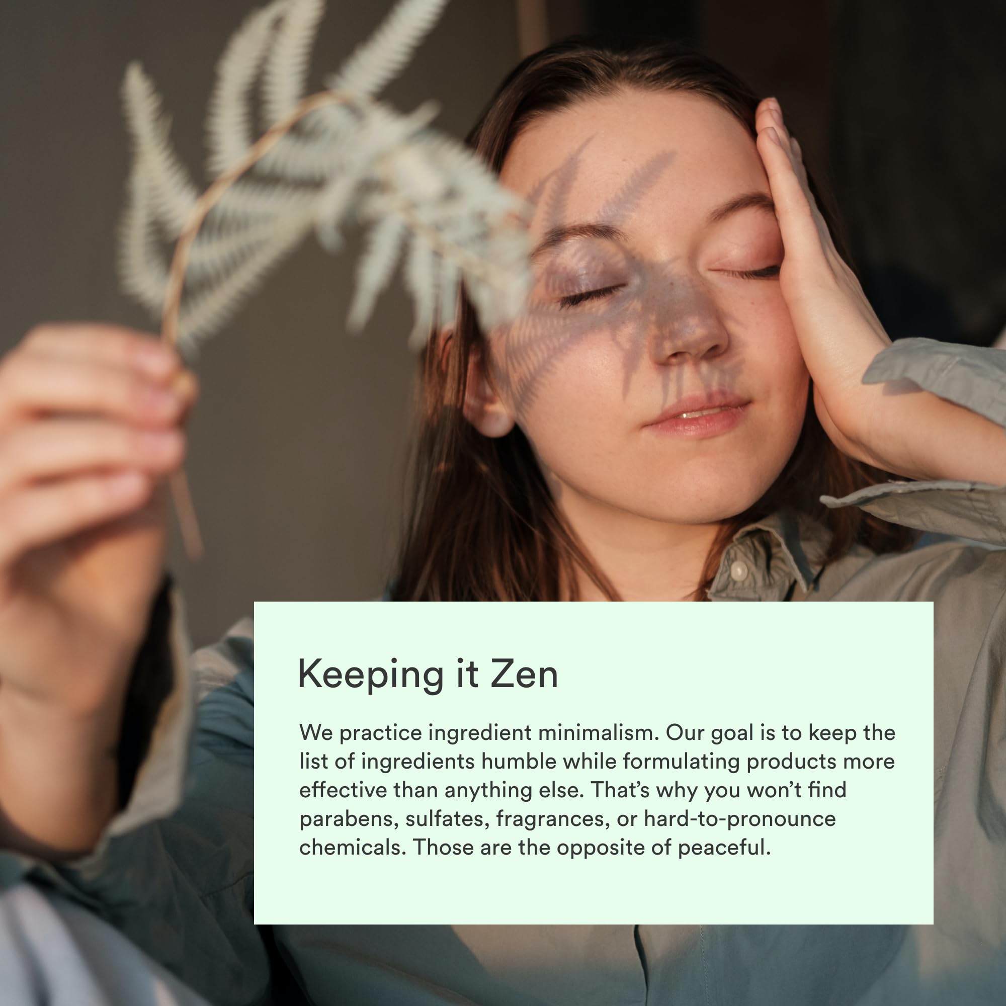 Dermazen applied to face and ear area showing targeted flake relief