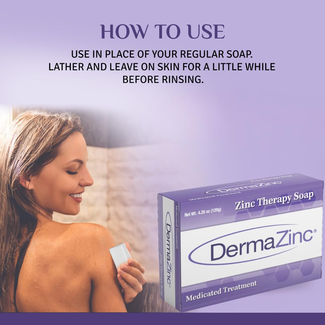 DermaZinc bar in hand to show size and easy, controlled application benefit