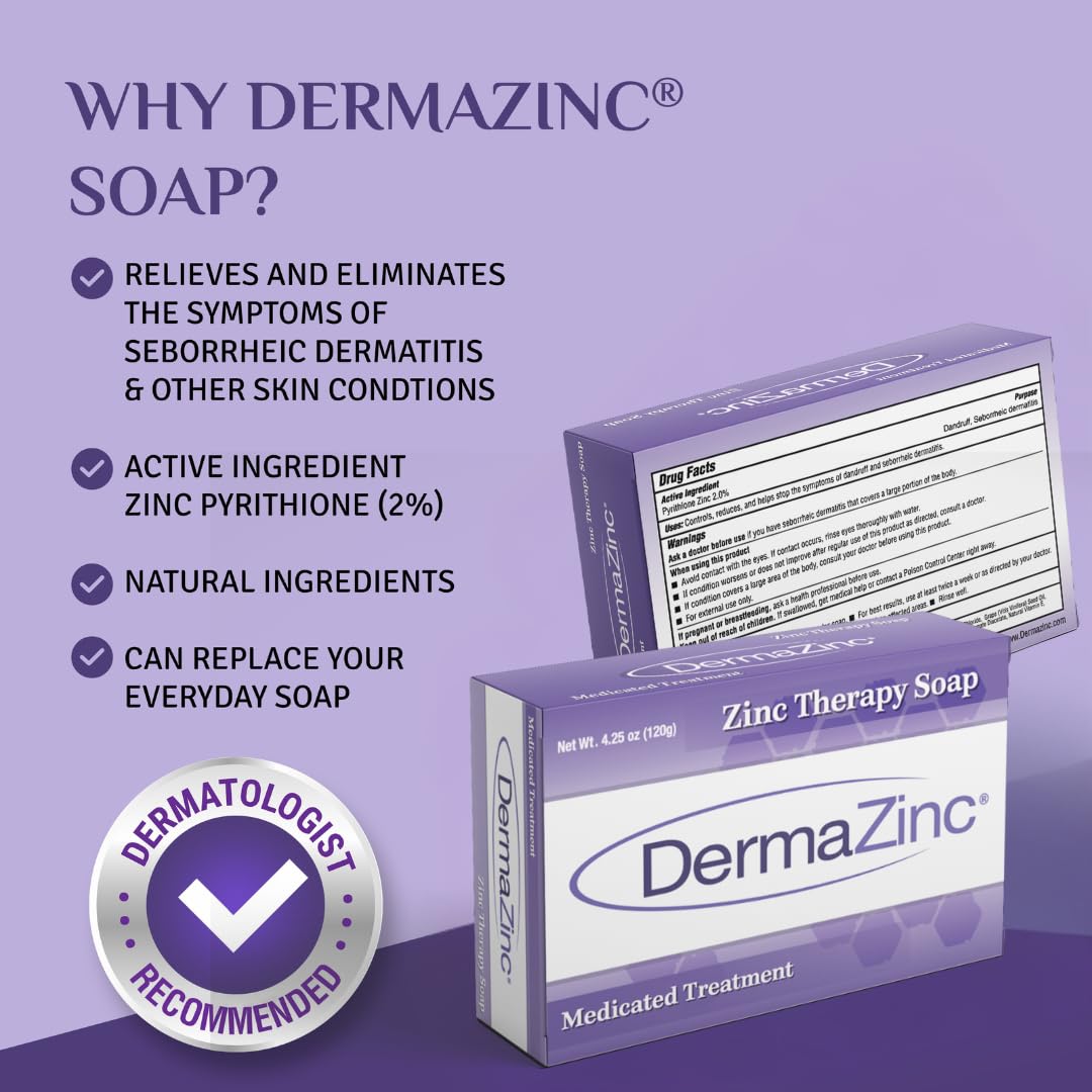 DermaZinc soap being used in shower to demonstrate full-body cleansing benefit