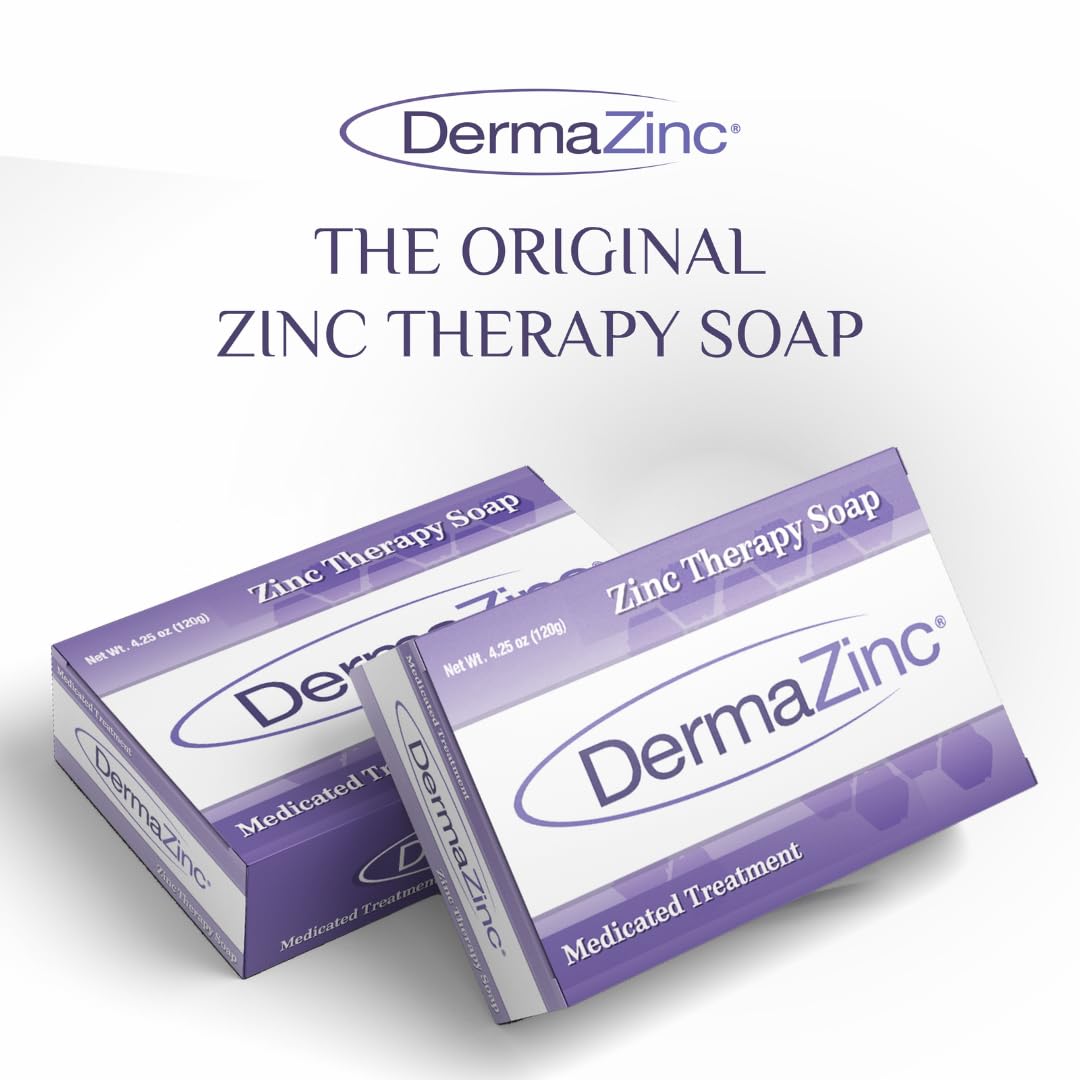 DermaZinc ingredients display olive oil and shea butter for nourishing skin