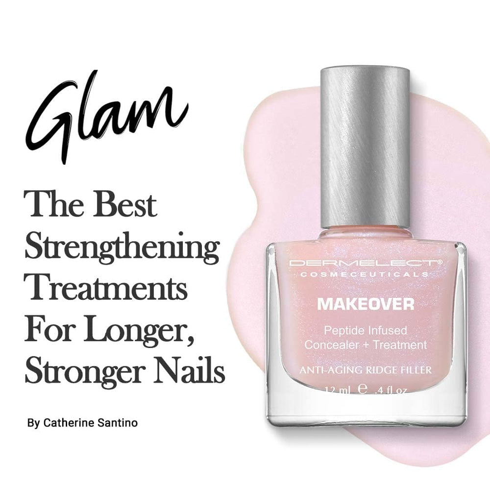 Dermelect size comparison 0.4 fl oz for travel-friendly nail care benefit