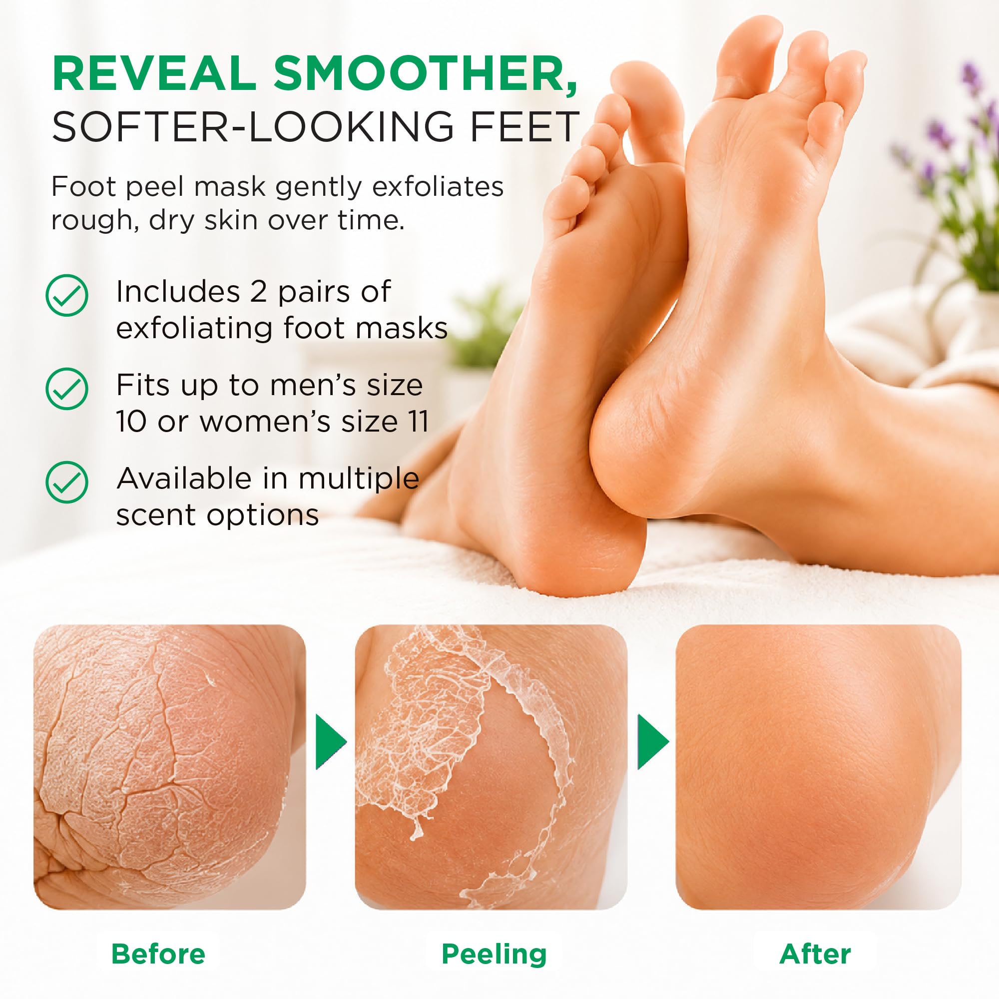 DERMORA foot mask being worn in a relaxed setting for convenience benefit