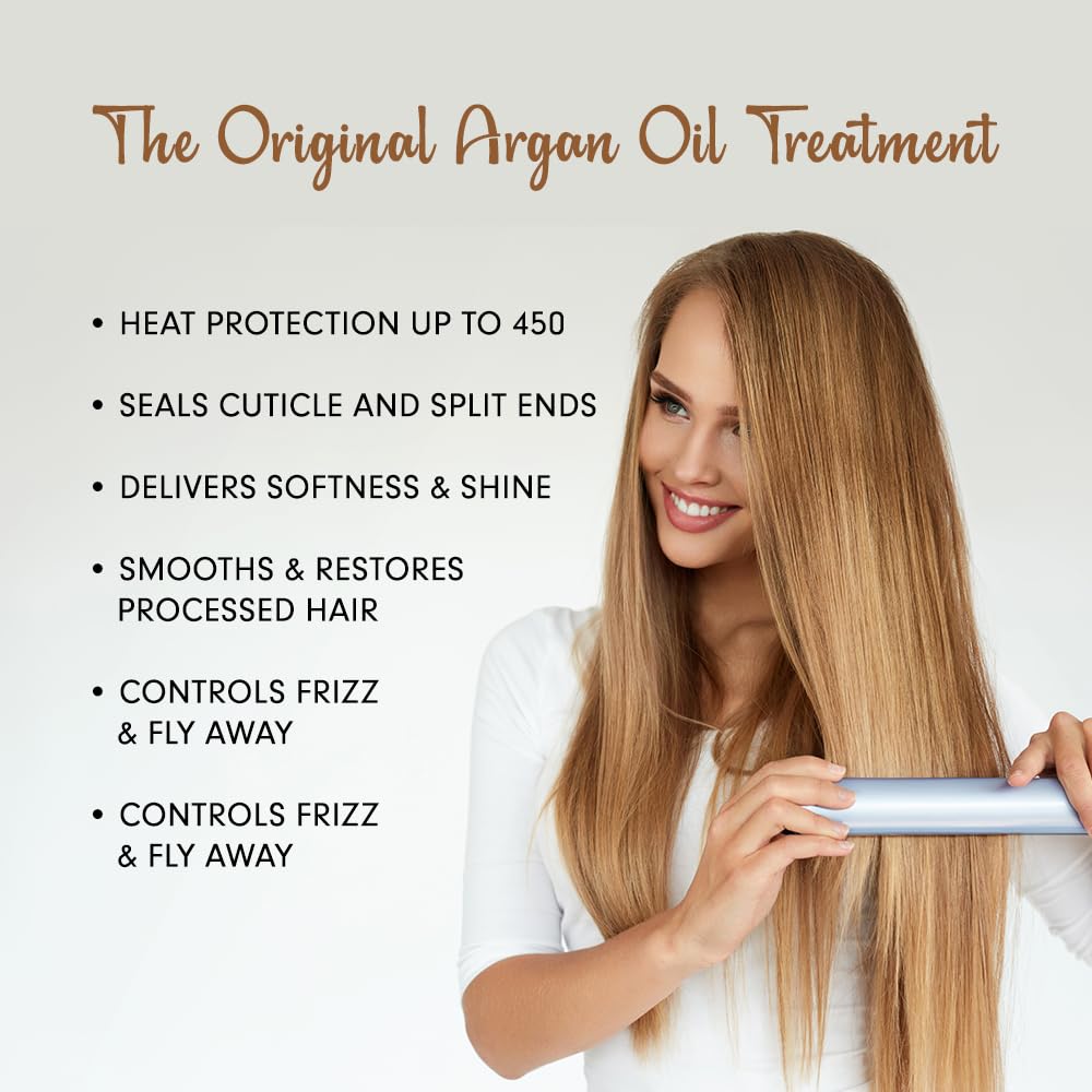 DermOrganic before and after image showing reduced frizz and smoother finish