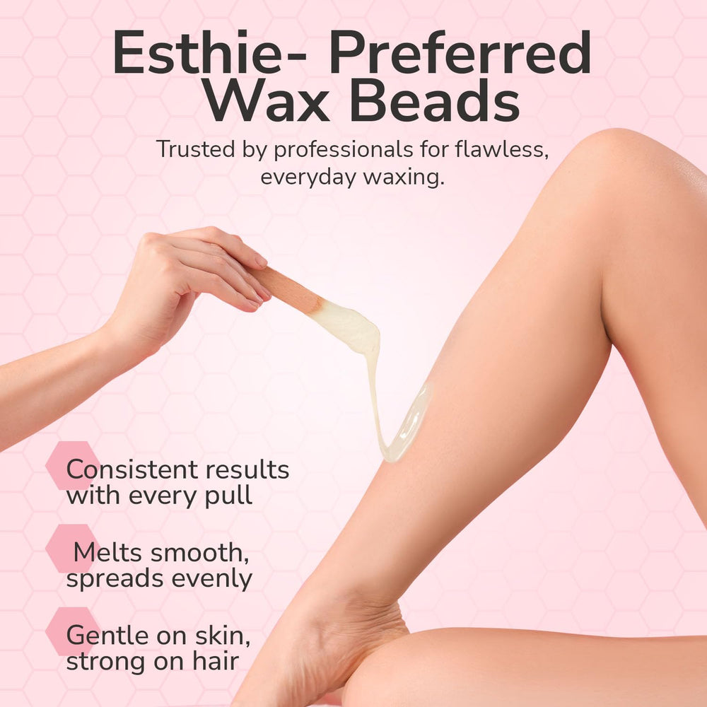Dermwax WAXXED next to ruler for 2.2 lb scale conveying bulk value and durability