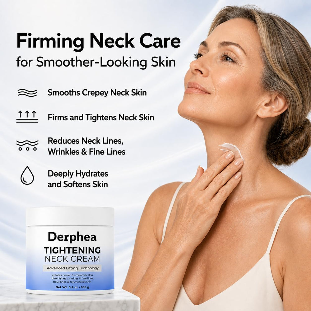 DERPHEA cream texture close-up illustrating lightweight, fast-absorbing benefit