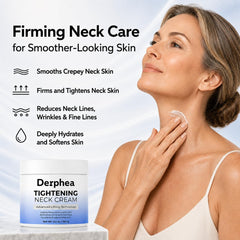 DERPHEA cream texture close-up illustrating lightweight, fast-absorbing benefit