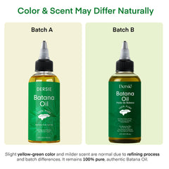 Dersie oil pouring from open bottle demonstrating easy dispensing benefit