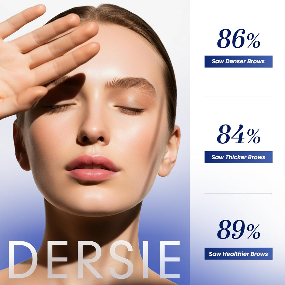 Dersie bottle held in hand to show 5 mL size and travel-friendly benefit