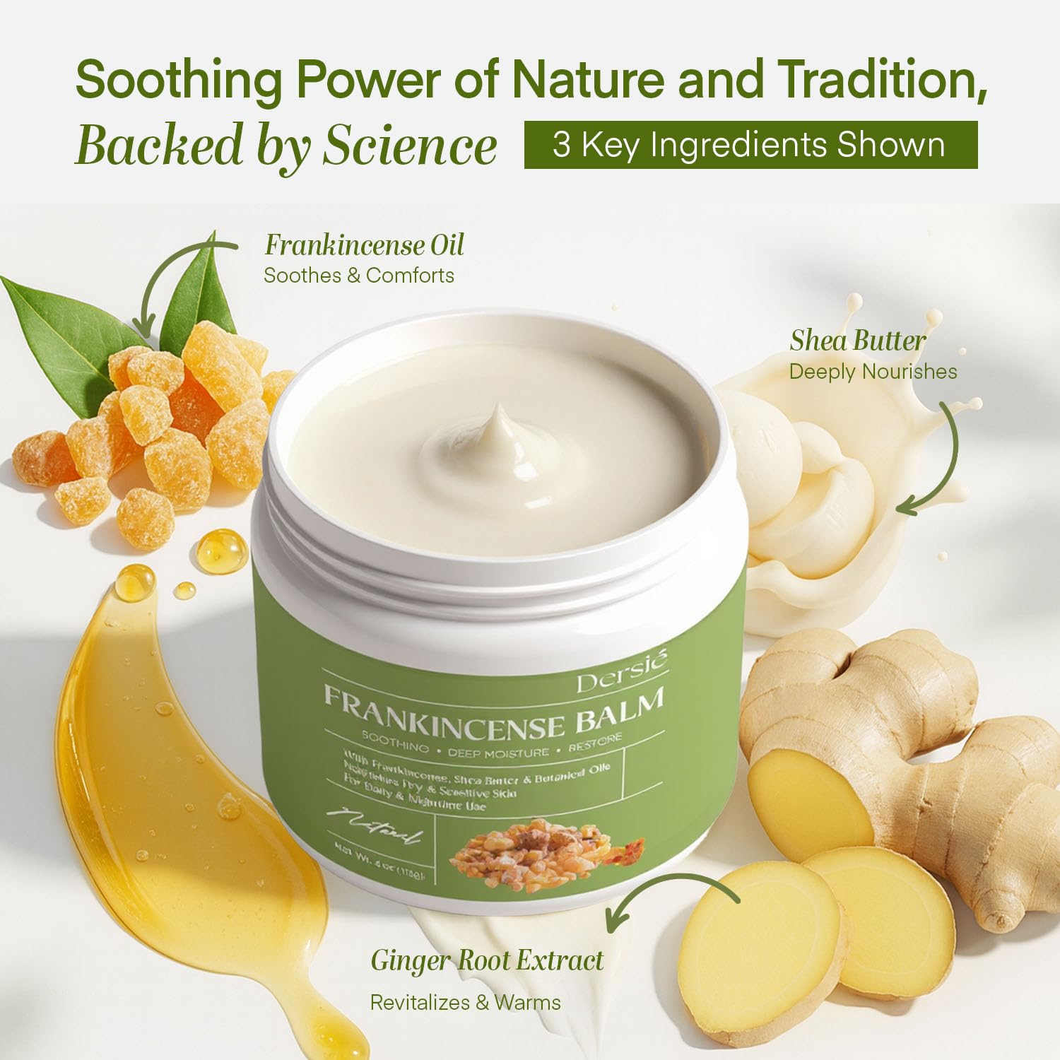 Person massaging Dersie balm into foot showing soothing comfort