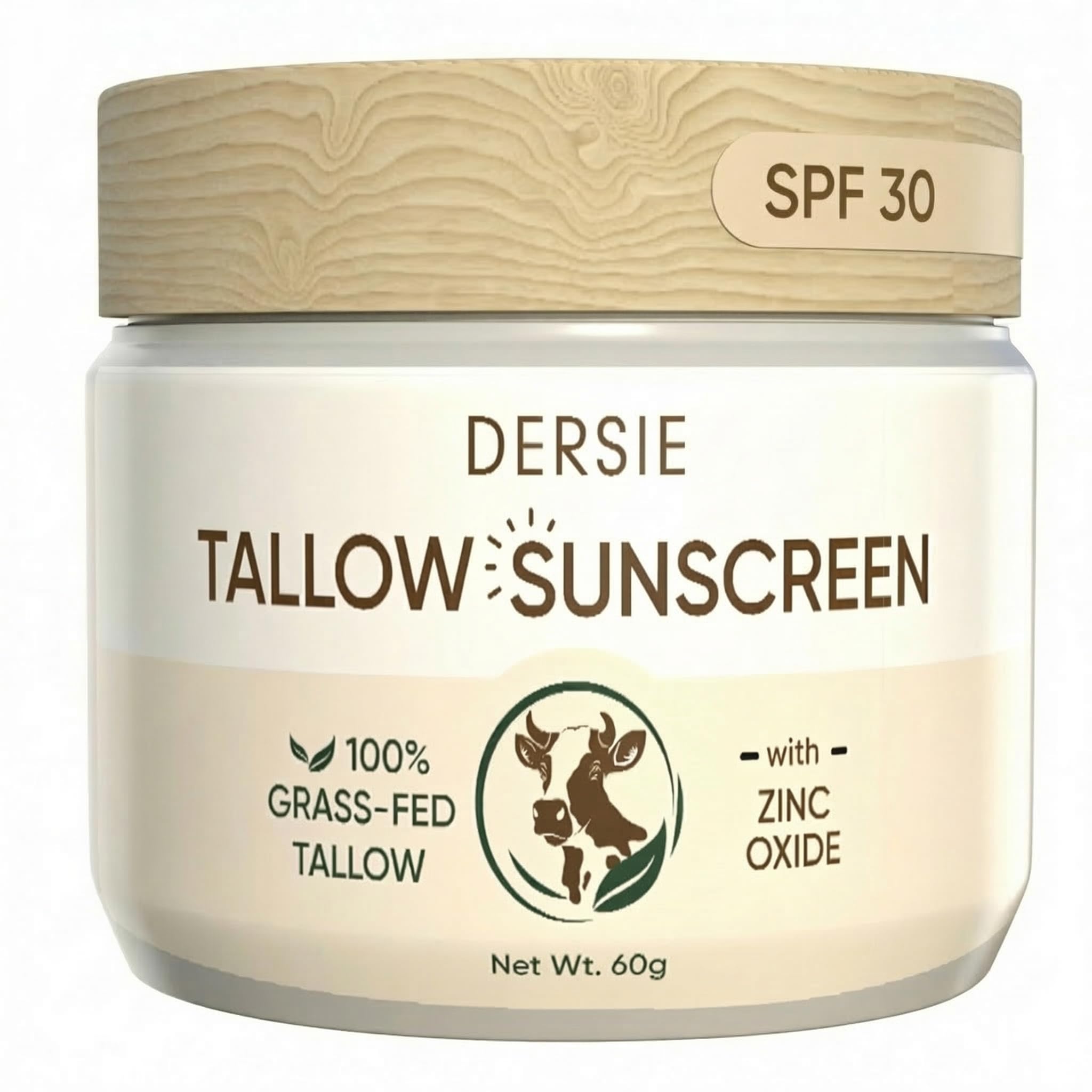 Dersie front packaging showing SPF 30 and compact tube benefit compact protection