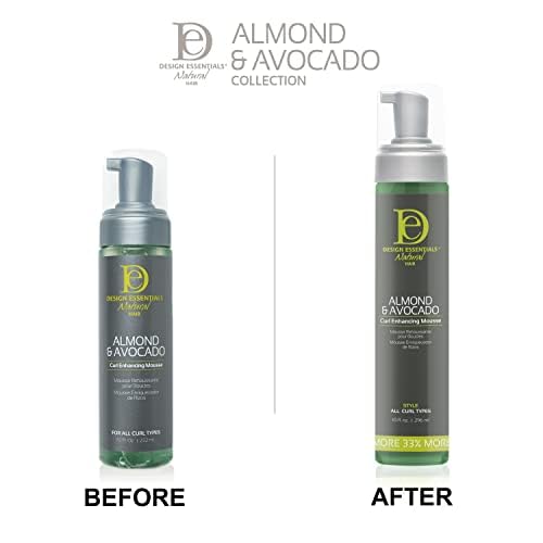 Design Essentials mousse foam texture close-up showing lightweight consistency