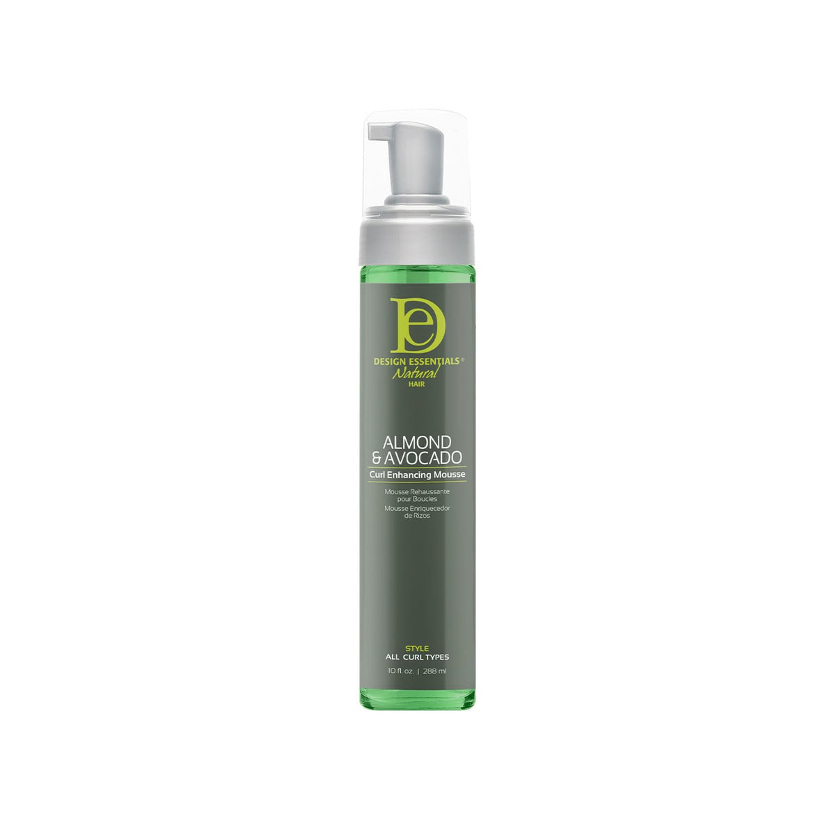 Design Essentials front packaging showing product benefits and 10 fl oz size