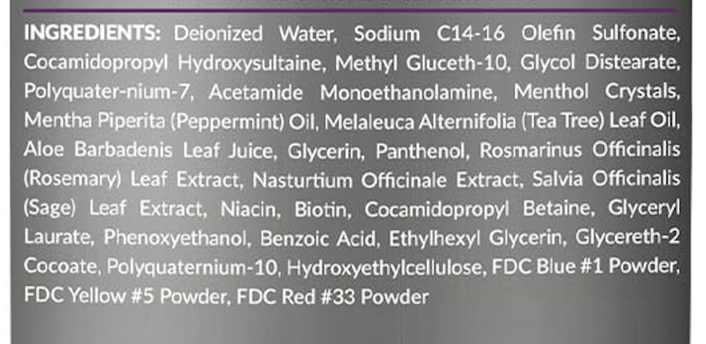 Design Essentials shampoo texture swirled to show creamy lightweight formula