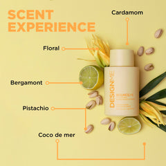 Design.Me kukui nut oil ingredient shot highlighting hydration benefits for curls