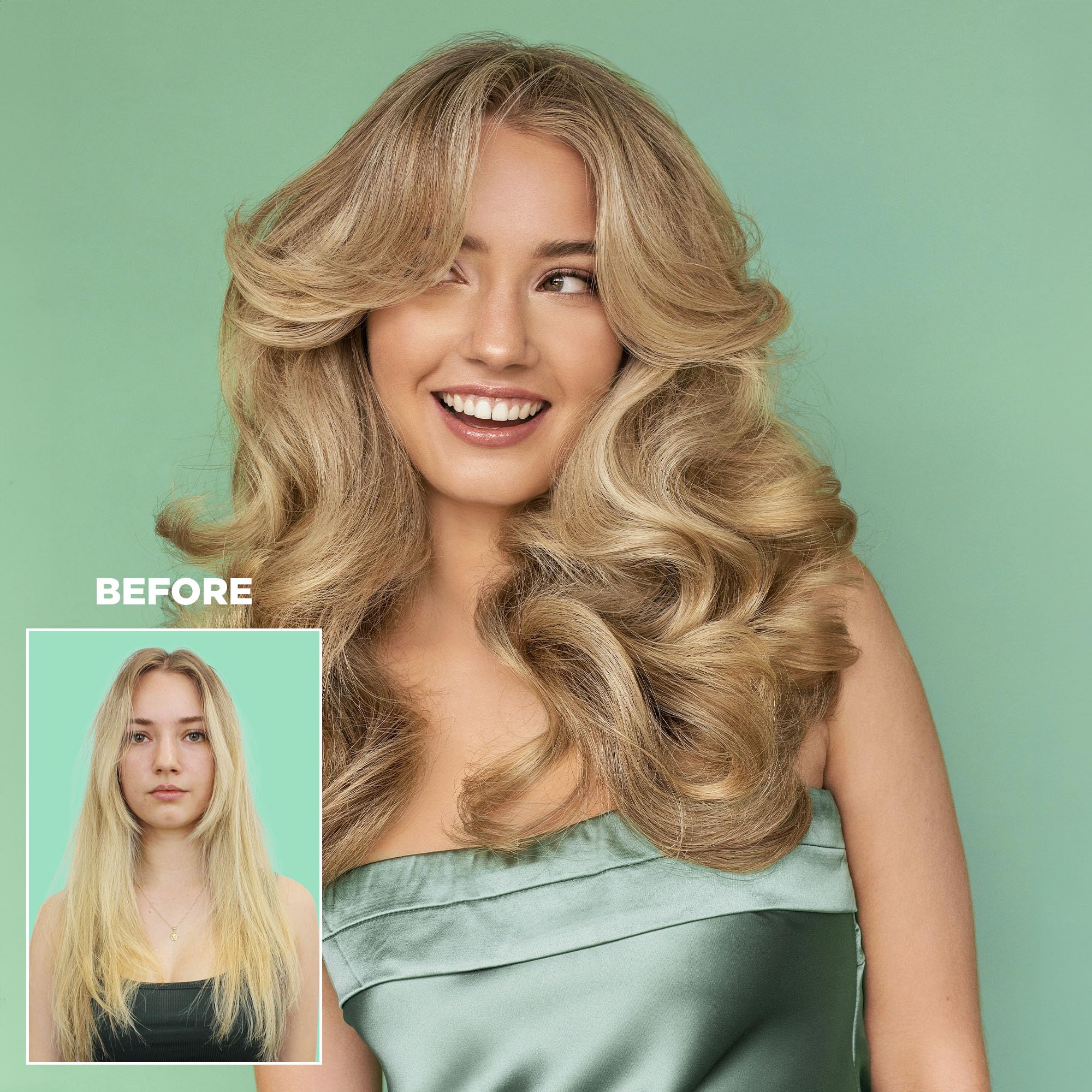 Design.Me hair shine detail capturing glossy, smooth strand finish