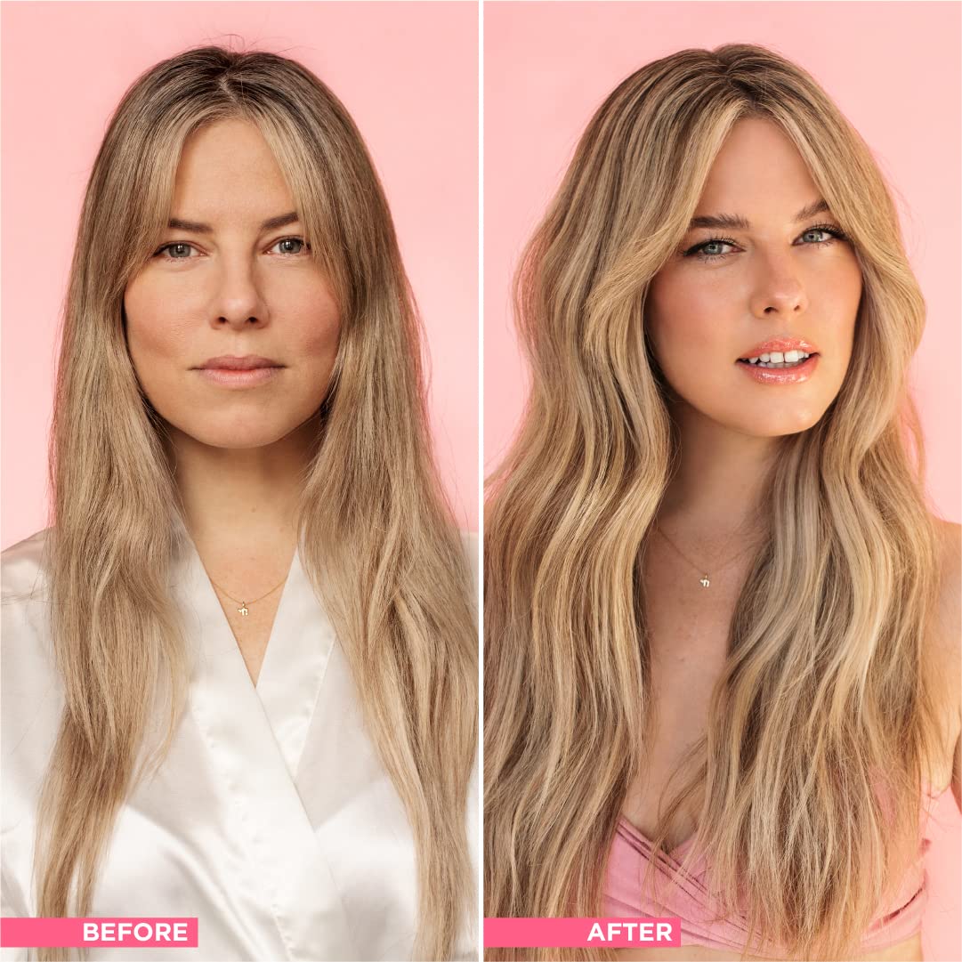 Design.Me applied in shower demonstrating detangling and smooth rinse benefit