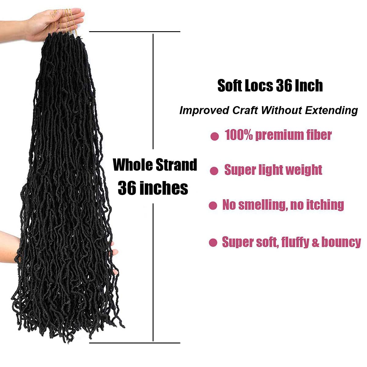 desire4hair close-up of synthetic fiber texture highlighting softness and natural look