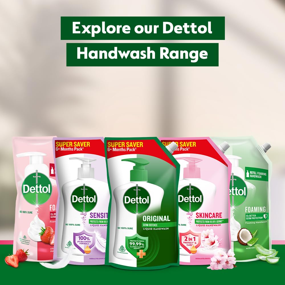 Dettol bottles stored in cabinet showing compact, shelf-friendly shape