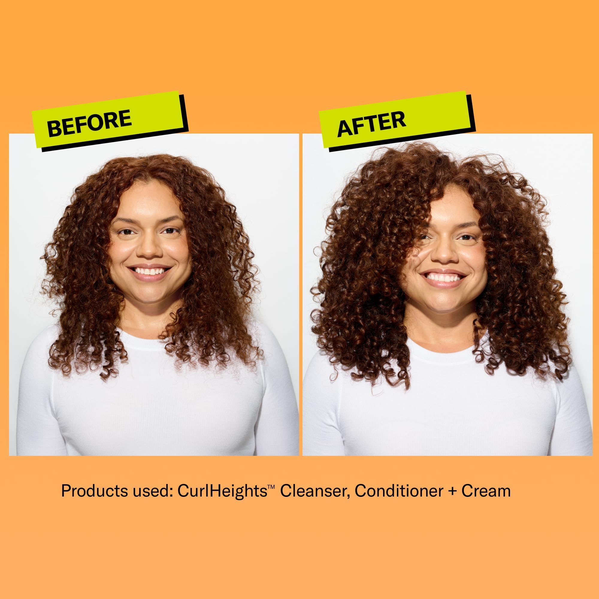 DevaCurl CurlHeights being applied to soaking wet curls for root lift and definition