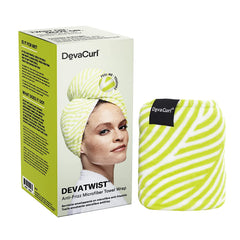 DevaCurl button and elastic loop fastening showing secure hands-free benefit