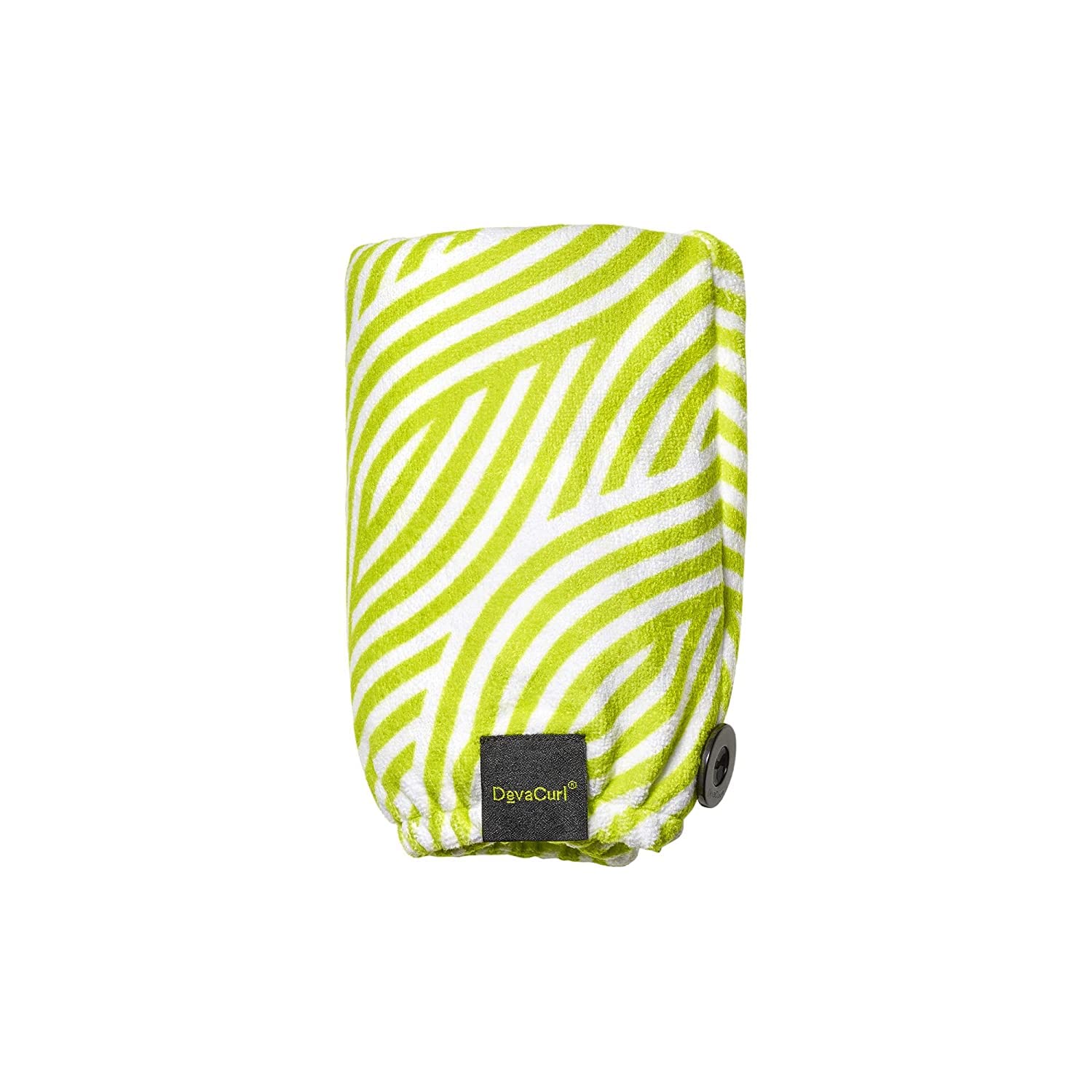 DevaCurl close-up microfiber texture highlighting gentle absorbency benefit