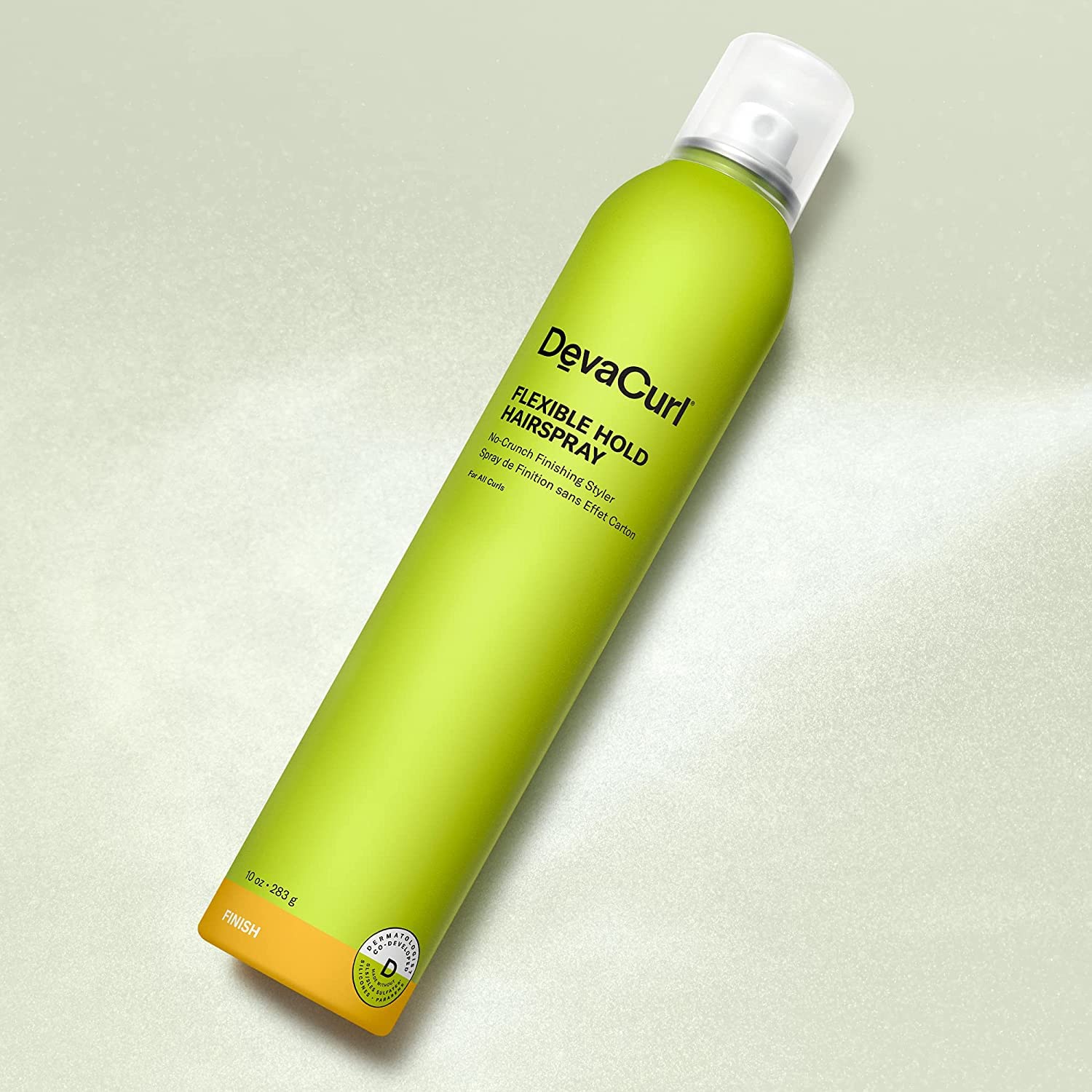 DevaCurl spray nozzle close-up demonstrating precise application benefit