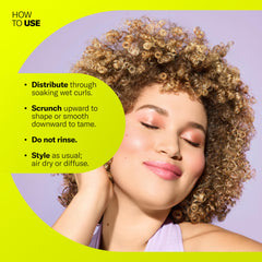 DevaCurl on curly hair before and after showing improved clumping and shine